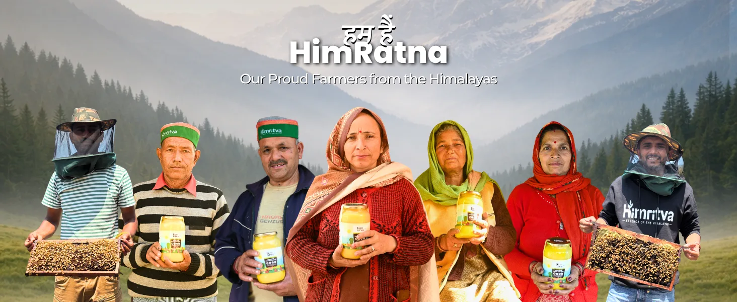 Himritva Himalayan Multi-floral Raw Honey, naturally collected from Himalayan flowers